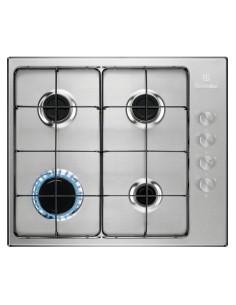 Electrolux EGS6404SX Acciaio inox Da incasso 60 cm Gas 4 Fornello(i)
