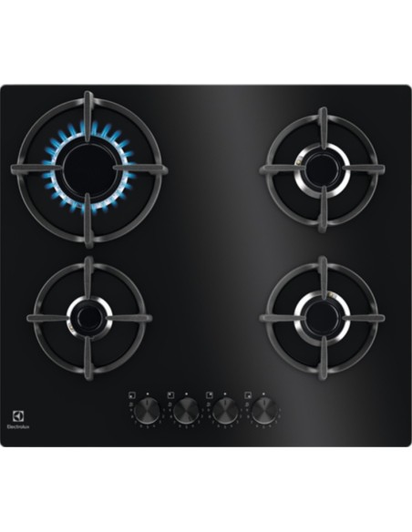 Electrolux EGG64272K Nero Da incasso 60 cm Gas 4 Fornello(i)