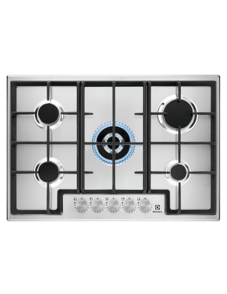 Electrolux EGS75362X Acciaio inox Da incasso 75 cm Gas 5 Fornello(i)