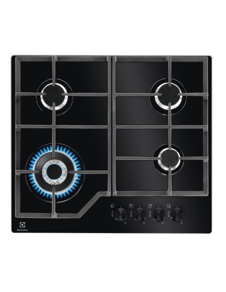 Electrolux EGM6343YAK Nero Da incasso 59 cm Gas 4 Fornello(i)