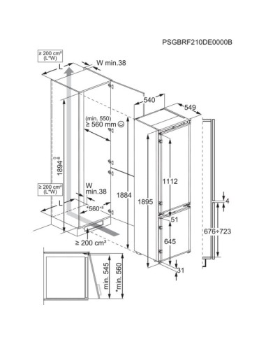 Electrolux ENP7MD19S Da incasso 269 L D Bianco