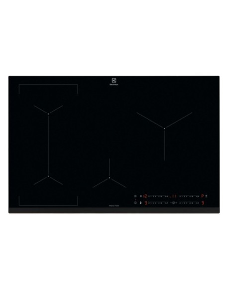 Electrolux Serie 600 LIL83441 piano cottura Nero Superficie piana 78 cm Piano cottura a induzione 4 Fornello(i)