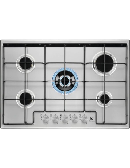 Electrolux EGS7534X Acciaio inox Da incasso 74.5 cm Gas 5 Fornello(i)