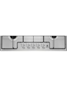 Electrolux EGS7534X Acciaio inox Da incasso 74.5 cm Gas 5 Fornello(i) 2