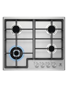 Electrolux EGS64362X Acciaio inox Da incasso 59.5 cm Gas 4 Fornello(i)
