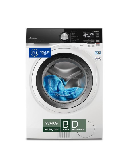 Electrolux EW9W296Y lavasciuga Libera installazione Caricamento frontale Bianco D