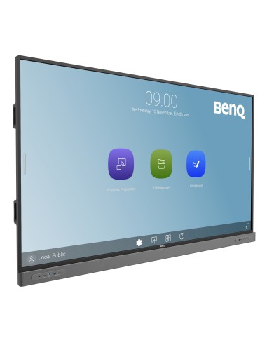 BenQ RM7503 Pannello piatto interattivo 190,5 cm (75") LED 450 cd m² 4K Ultra HD Nero Touch screen Processore integrato Android