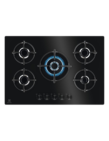 Electrolux EGG75372K Nero Da incasso 75 cm Gas 5 Fornello(i)