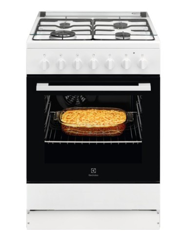 Electrolux LKK620010W Cucina A Elettrico Gas Bianco