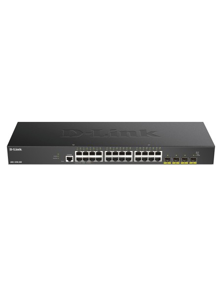 D-Link DGS-1250-28X Gestito L3 Gigabit Ethernet (10 100 1000) Nero