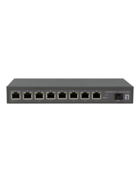 LevelOne GEP-0925 switch di rete Non gestito 2.5G Ethernet (100 1000 2500) Supporto Power over Ethernet (PoE) Nero