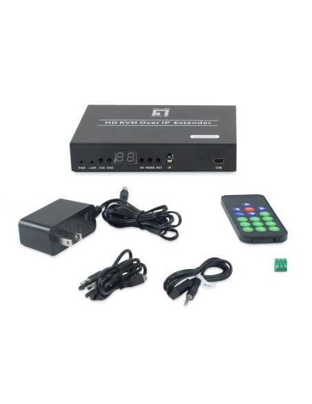 LevelOne HVE-6701T moltiplicatore AV Trasmettitore AV Nero