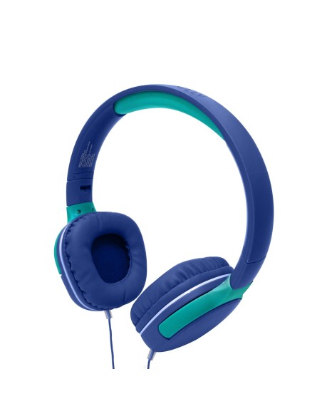 Celly KIDSBEAT2 Auricolare Cablato A Padiglione Musica e Chiamate Blu