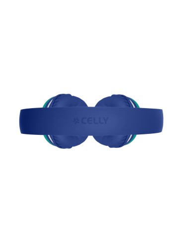 Celly KIDSBEAT2 Auricolare Cablato A Padiglione Musica e Chiamate Blu