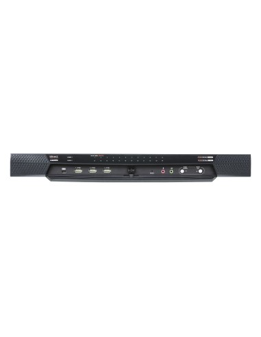 ATEN KN2124VB-AX-G switch per keyboard-video-mouse (kvm) Montaggio rack Metallico