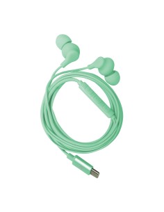 Celly UP1600TYPECGN cuffia e auricolare Cablato In-ear Musica e Chiamate USB tipo-C Verde 2