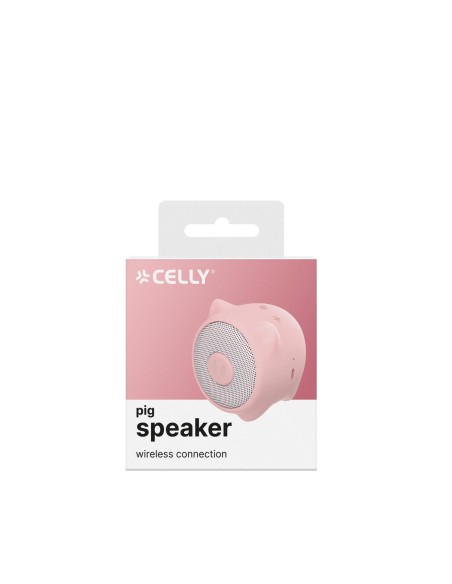 Celly WSPIG altoparlante portatile e per feste Altoparlante da festa Rosa 3 W