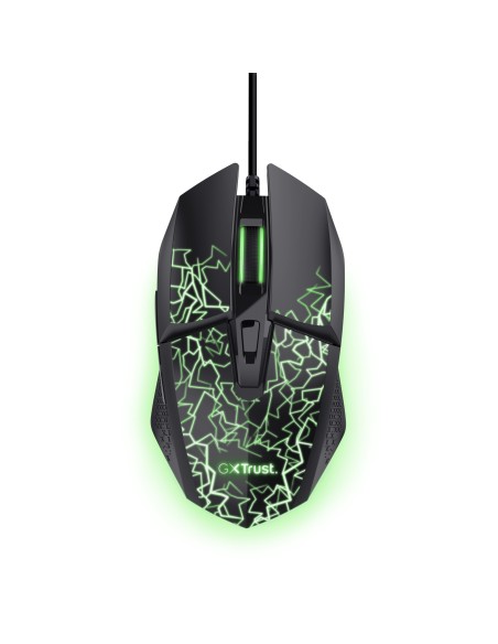 Trust GXT 113 Felox mouse Gaming Mano destra USB tipo A Ottico 6400 DPI