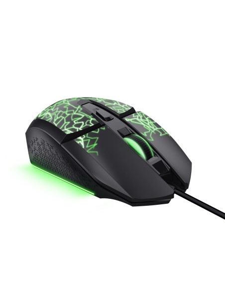 Trust GXT 113 Felox mouse Gaming Mano destra USB tipo A Ottico 6400 DPI