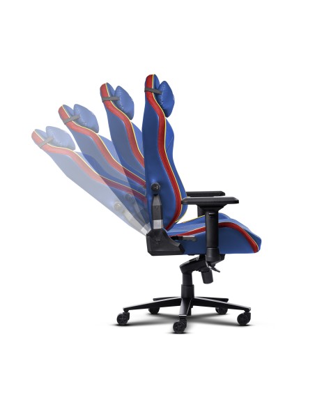 Trust GXT 721SM Ruya Pro Sedia per gaming universale Seduta imbottita Blu, Rosso