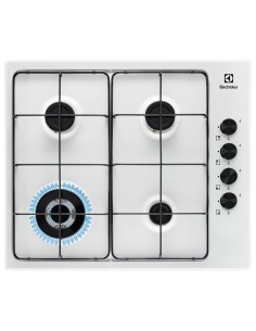 Electrolux EGS6414W piano cottura Bianco Da incasso 60 cm Gas 4 Fornello(i)