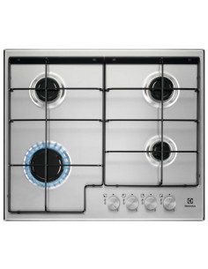 Electrolux EGS6424X Acciaio inox Da incasso 59.5 cm Gas 4 Fornello(i)