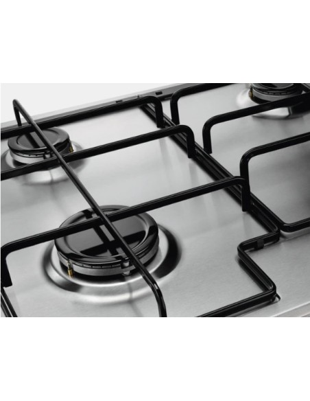 Electrolux EGS6424X Acciaio inox Da incasso 59.5 cm Gas 4 Fornello(i)