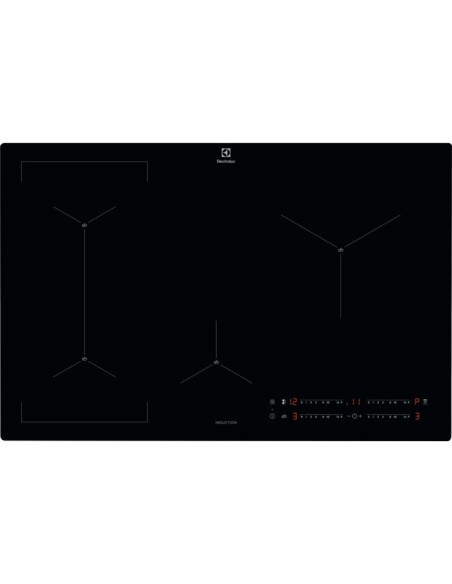 Electrolux EIS82449C Nero Da incasso 80 cm Piano cottura a induzione 4 Fornello(i)