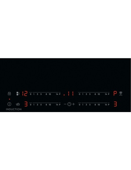 Electrolux EIS82449C Nero Da incasso 80 cm Piano cottura a induzione 4 Fornello(i)