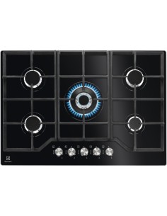 Electrolux EGG7536K Nero Da incasso 75 cm Gas 5 Fornello(i)