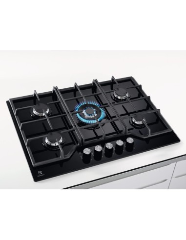 Electrolux EGG7536K Nero Da incasso 75 cm Gas 5 Fornello(i)