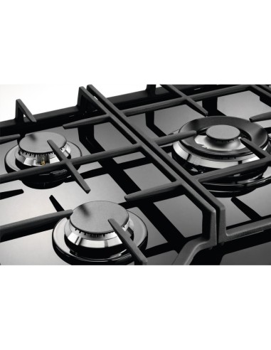 Electrolux EGG7536K Nero Da incasso 75 cm Gas 5 Fornello(i)