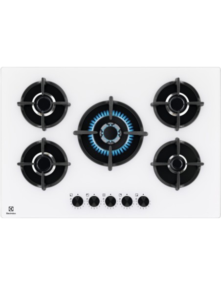 Electrolux EGG75372W Bianco Da incasso 75 cm Gas 5 Fornello(i)
