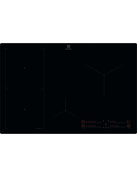 Electrolux Serie 700 KIS82453I Nero Da incasso 77 cm Piano cottura a induzione 4 Fornello(i)