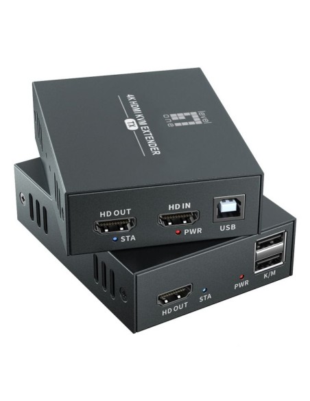 LevelOne HVE-8111 moltiplicatore AV Trasmettitore e ricevitore AV Nero