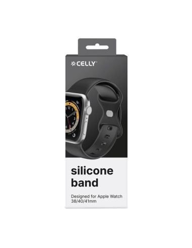 Celly WBANDSIL40BK parte e accessorio per orologi Cinturino per orologio