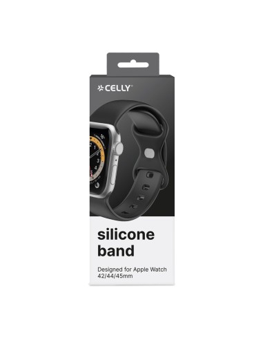 Celly WBANDSIL44BK parte e accessorio per orologi Cinturino per orologio