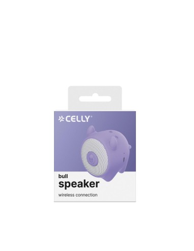 Celly WSBULL altoparlante portatile e per feste Altoparlante da festa Viola 3 W