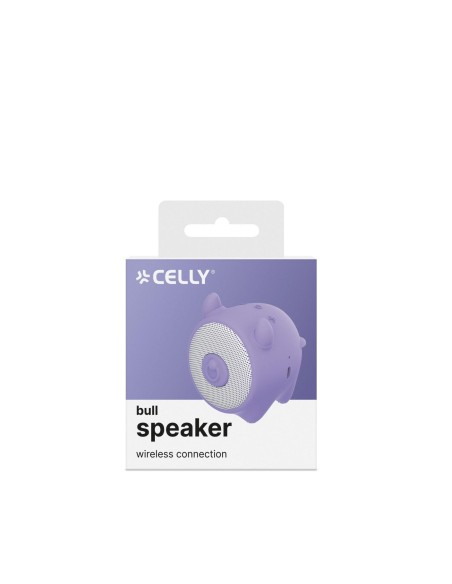Celly WSBULL altoparlante portatile e per feste Altoparlante da festa Viola 3 W
