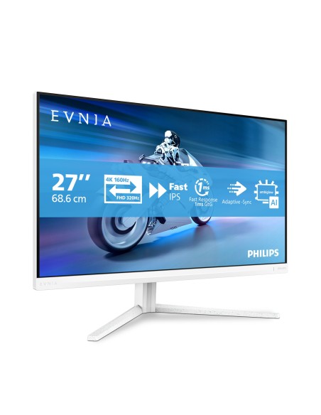 Philips Evnia 5000 Monitor PC 68,6 cm (27") 3840 x 2160 Pixel 4K Ultra HD LCD Bianco