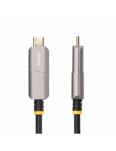 StarTech.com Cavo ottico attivo (AOC) da USB-C a HDMI 2.0 da 15,2 m, 4K 60 Hz, con classificazione CL3, cavo adattatore da USB 2