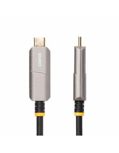 StarTech.com Cavo ottico attivo (AOC) da USB-C a HDMI 2.0 da 15,2 m, 4K 60 Hz, con classificazione CL3, cavo adattatore da USB