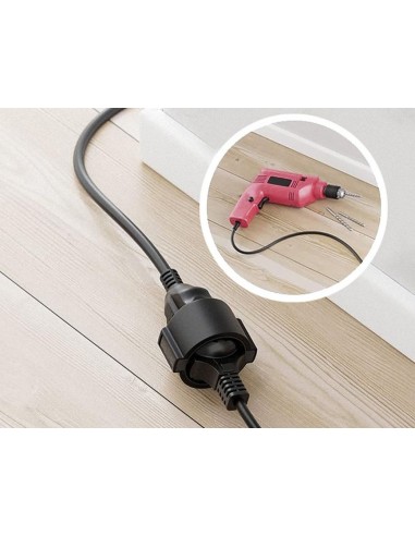 Equip 112183 cavo di alimentazione Nero 10 m CEE7 7 CEE7 3