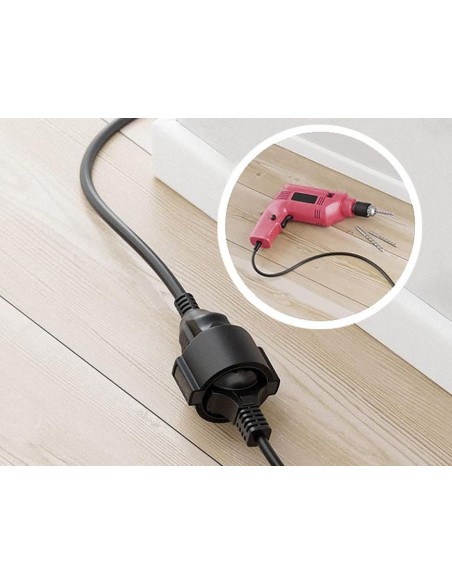 Equip 112183 cavo di alimentazione Nero 10 m CEE7 7 CEE7 3