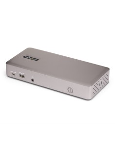 StarTech.com Docking Station USB4 per Tre Monitor, Dock USB-C Multi Display HDMI DisplayPort 4K 60Hz, Ricarica Laptop 100W,