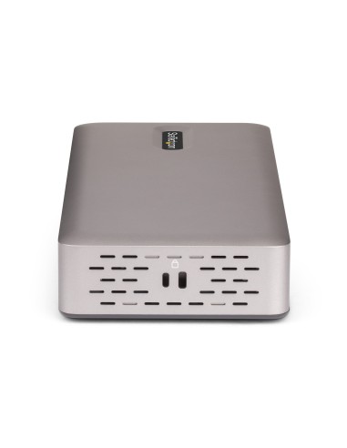 StarTech.com Docking Station USB4 per Tre Monitor, Dock USB-C Multi Display HDMI DisplayPort 4K 60Hz, Ricarica Laptop 100W,