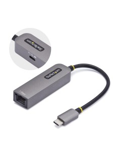 StarTech.com Adattatore Ethernet USB C, Convertitore di Rete 1Gbps da USB Type-C 3.0 a RJ45, NIC PD 100W Pass-Through