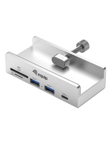 Equip 128968 hub di interfaccia USB 3.2 Gen 1 (3.1 Gen 1) Type-A 5000 Mbit s Alluminio