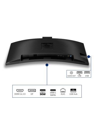 Philips 3000 series 34B2U3600CH 00 Monitor PC 86,4 cm (34") 3440 x 1440 Pixel Wide Quad HD LCD Nero