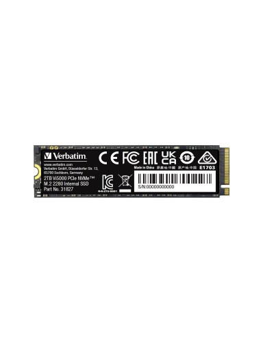 Verbatim Vi5000 2 TB M.2 PCI Express 4.0 NVMe 3D NAND